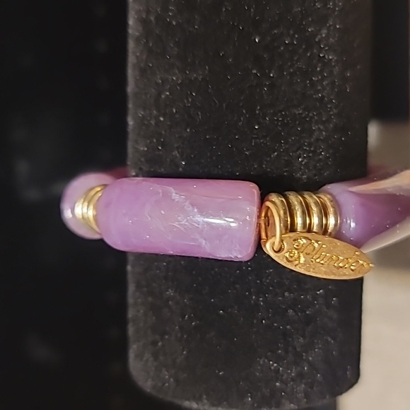 Nwt designer Plunder fun purple eleanor bracelet - Picture 3 of 4
